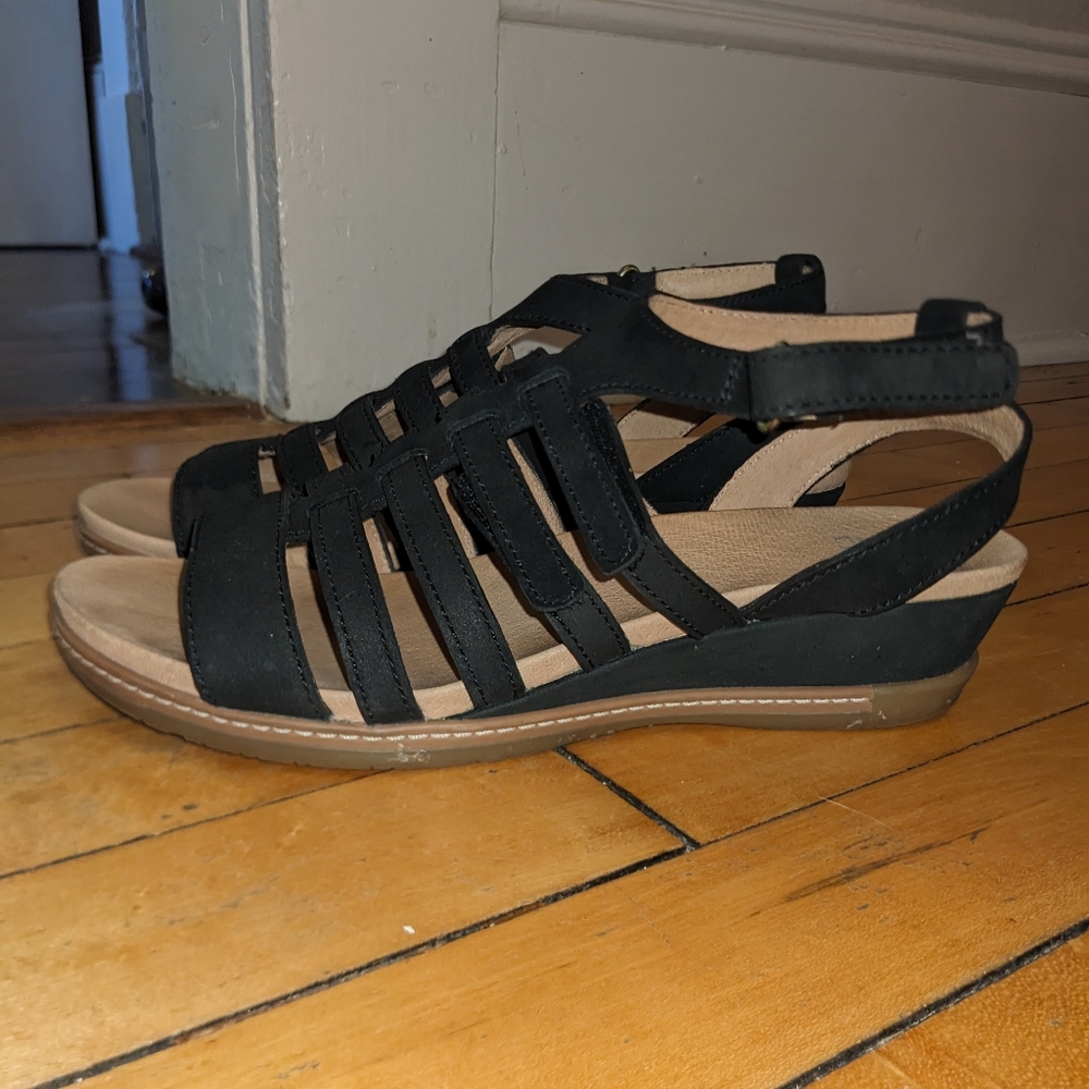 Black Strappy Sandals